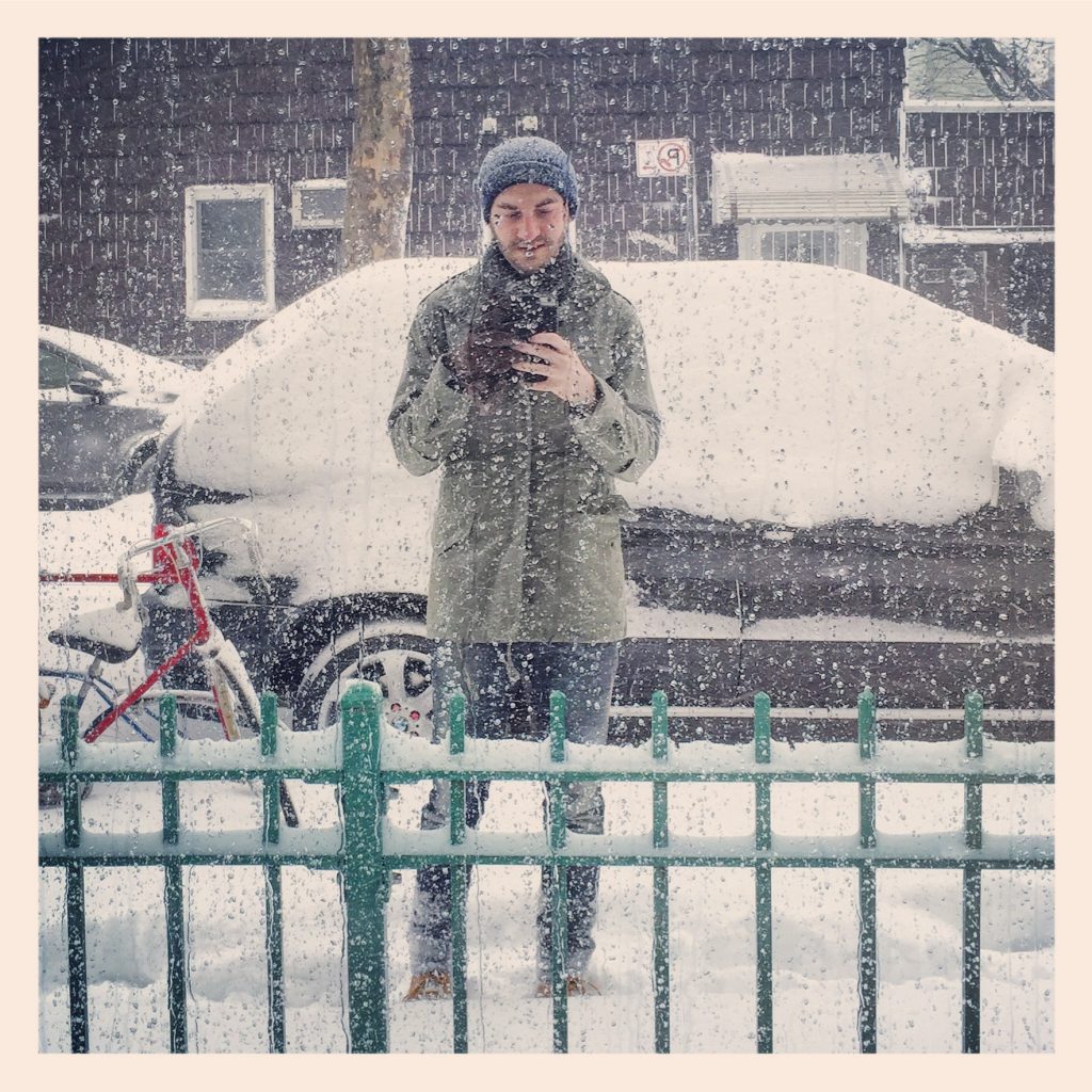 greenpointglass selfie snow